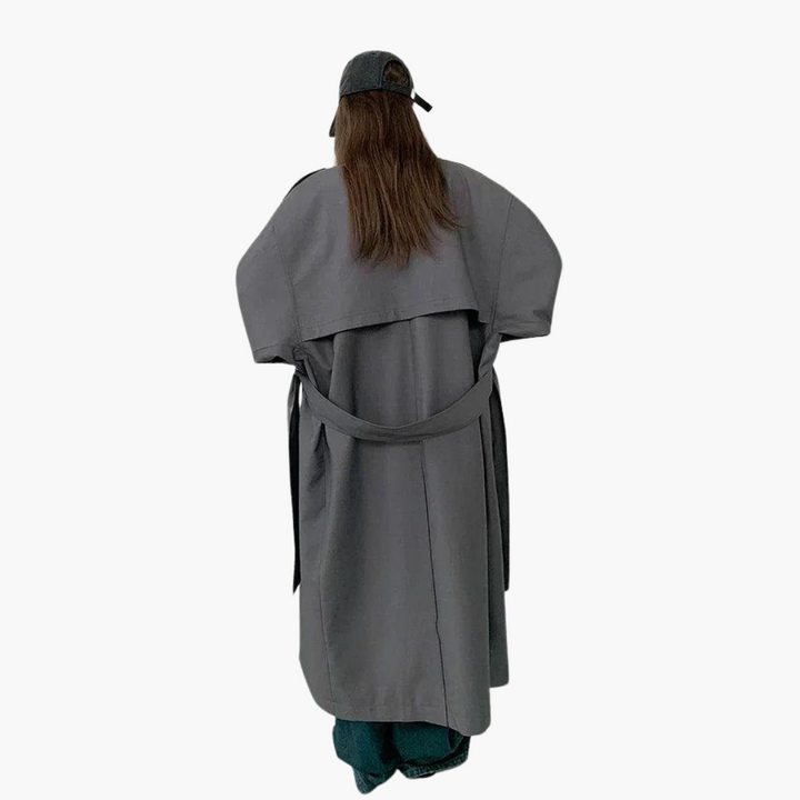 LISA | Long Trench Coat for Women – Elegant & Versatile Outerwear