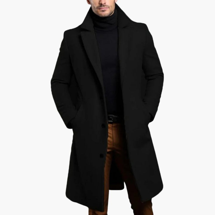 Men’s Coat with Classic Cut and Practical Warmth