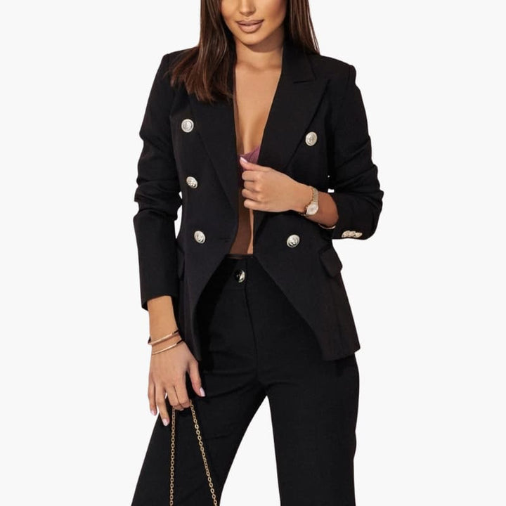 Women’s Two-Piece Suit with Blazer and Trousers