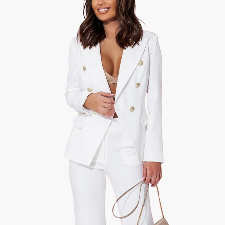 Women’s Two-Piece Suit with Blazer and Trousers